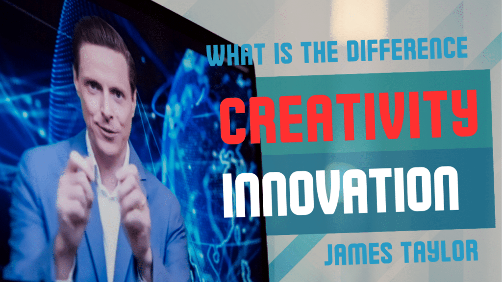 What is the difference between creativity and innovation?
